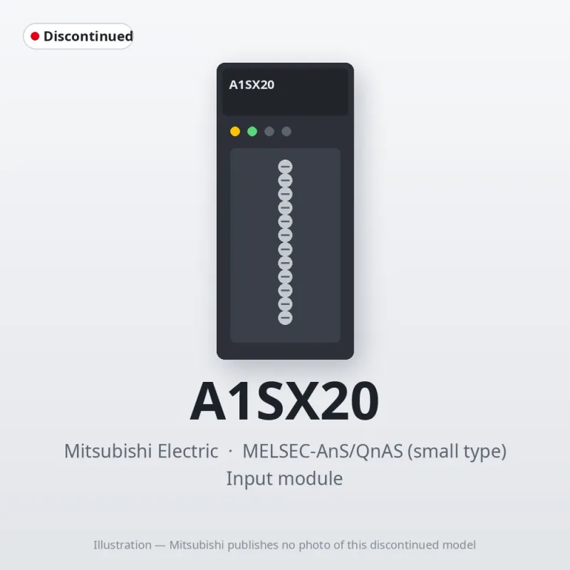 A1SX20 Mitsubishi MELSEC-AnS Input module