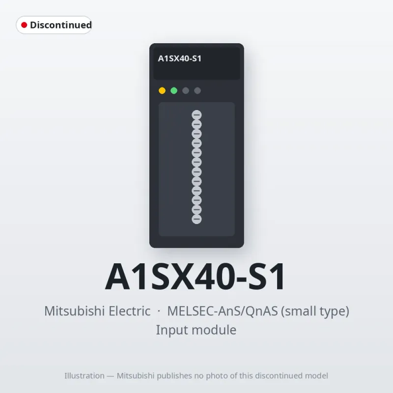 A1SX40-S1 Mitsubishi MELSEC-AnS Input module