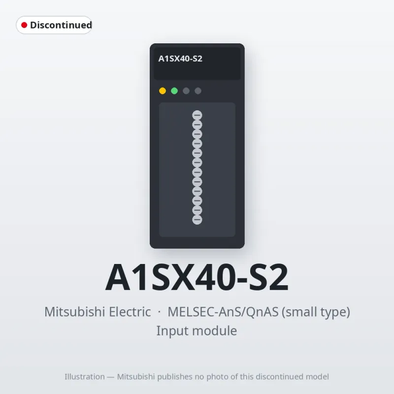 A1SX40-S2 Mitsubishi MELSEC-AnS Input module