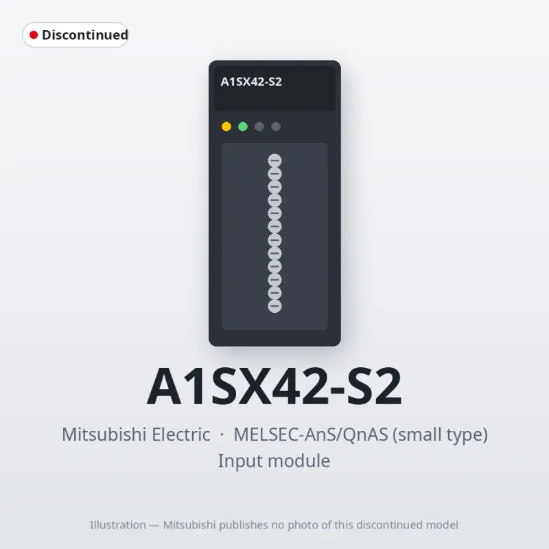 A1SX42-S2 Mitsubishi MELSEC-AnS Input module
