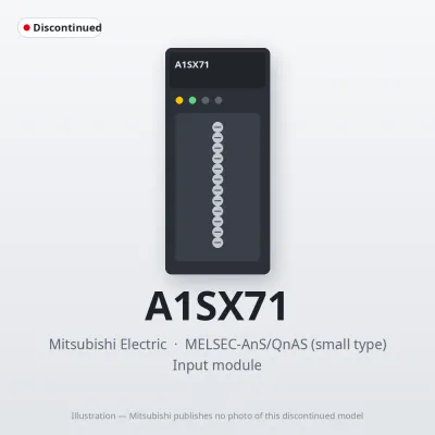 A1SX71 Mitsubishi MELSEC-AnS Input module
