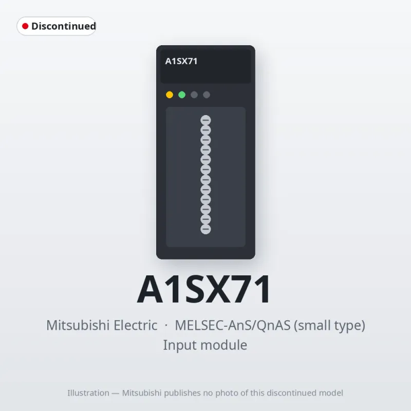 A1SX71 Mitsubishi MELSEC-AnS Input module