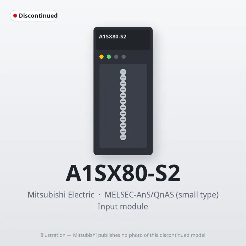 A1SX80-S2 Mitsubishi MELSEC-AnS Input module