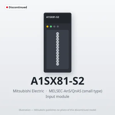 A1SX81-S2 Mitsubishi MELSEC-AnS Input module