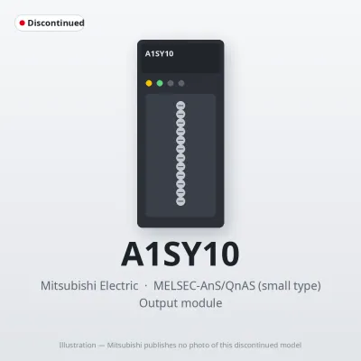 A1SY10 Mitsubishi MELSEC-AnS Output module