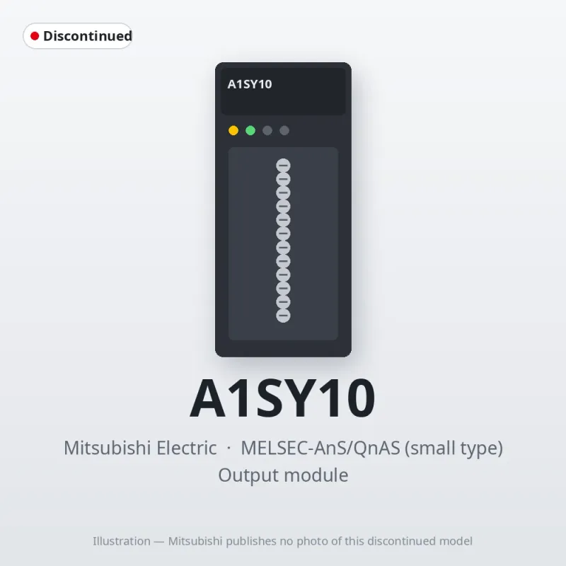 A1SY10 Mitsubishi MELSEC-AnS Output module