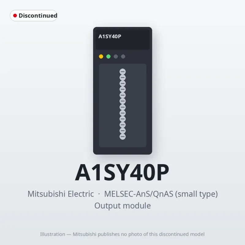 A1SY40P Mitsubishi MELSEC-AnS Output module