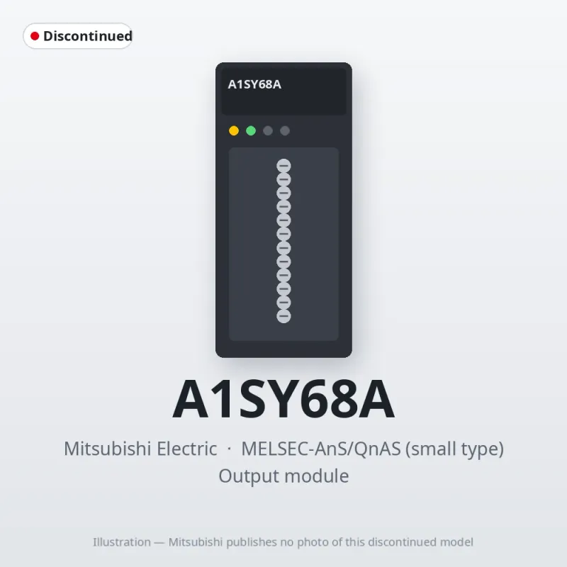 A1SY68A Mitsubishi MELSEC-AnS Output module