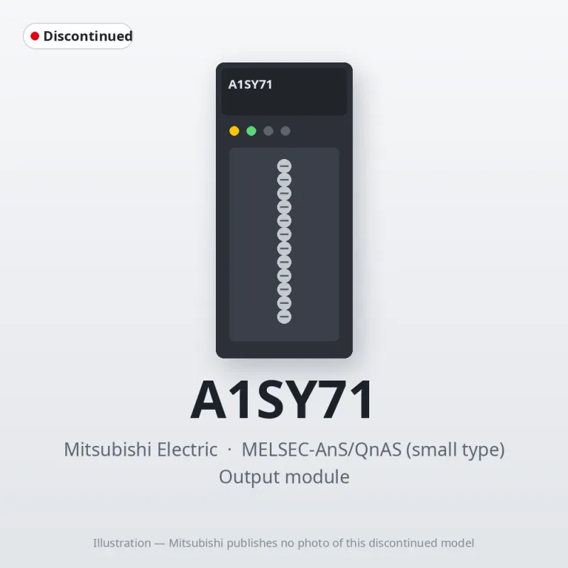 A1SY71 Mitsubishi MELSEC-AnS Output module