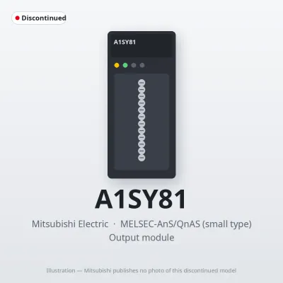 A1SY81 Mitsubishi MELSEC-AnS Output module