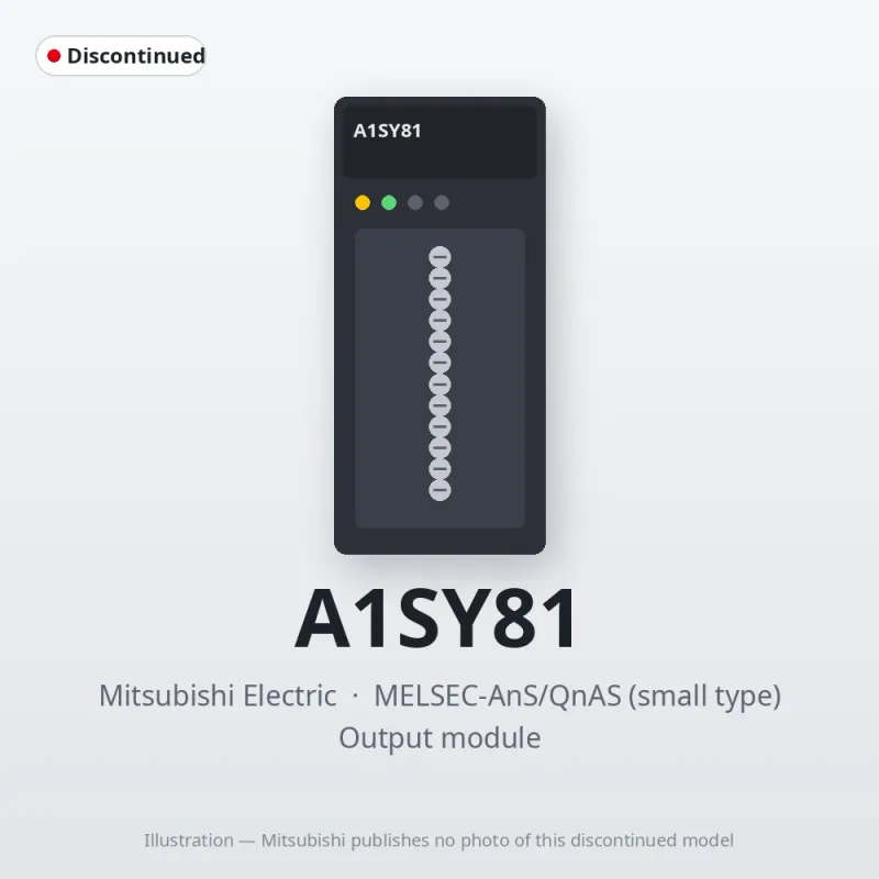 A1SY81 Mitsubishi MELSEC-AnS Output module