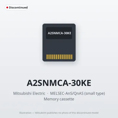 A2SNMCA-30KE Mitsubishi MELSEC-AnS Memory cassette