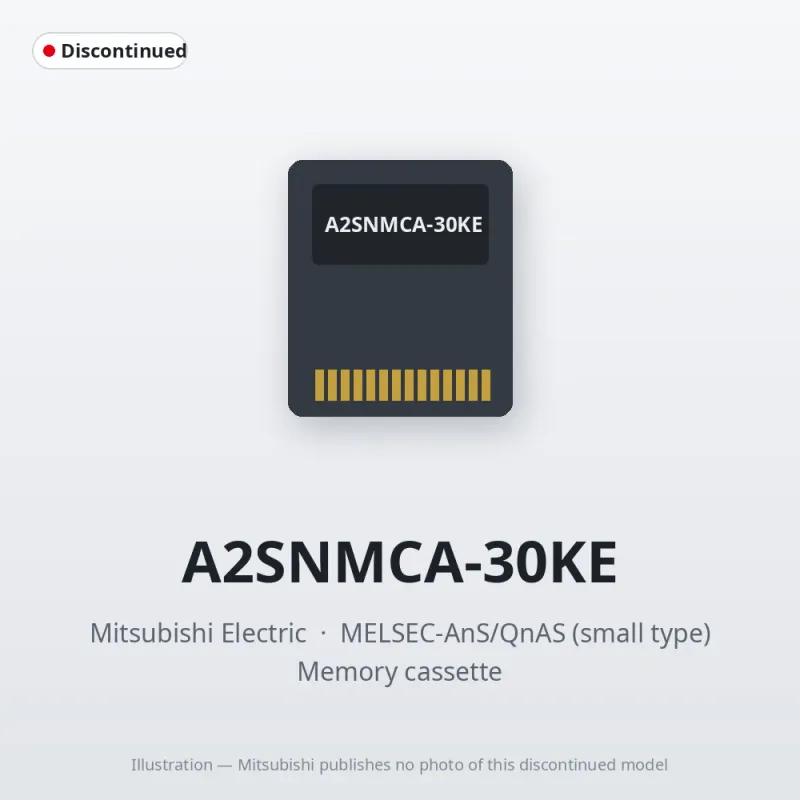 A2SNMCA-30KE Mitsubishi MELSEC-AnS Memory cassette