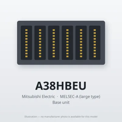 A38HBEU Mitsubishi MELSEC-A Base unit