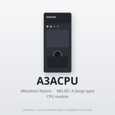 A3ACPU Mitsubishi MELSEC-A CPU module