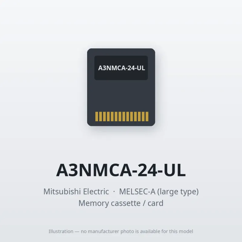 A3NMCA-24-UL Mitsubishi MELSEC-A Memory cassette / card