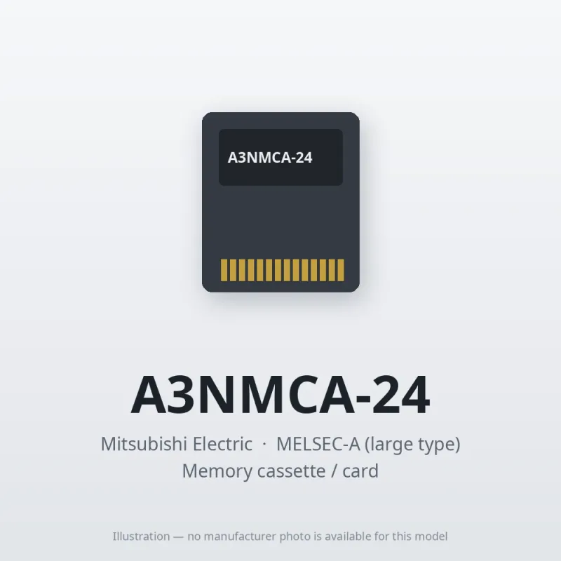 Mitsubishi Electric A3NMCA-24 – Mitsubishi MELSEC-A Memory cassette / card