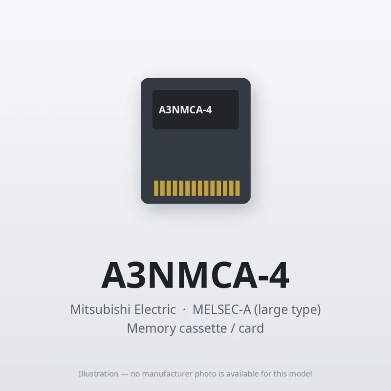 A3NMCA-4 Mitsubishi MELSEC-A Memory cassette / card