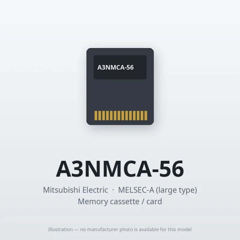 Mitsubishi Electric A3NMCA-56 – Mitsubishi MELSEC-A Memory cassette / card