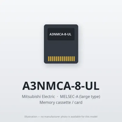 A3NMCA-8-UL Mitsubishi MELSEC-A Memory cassette / card