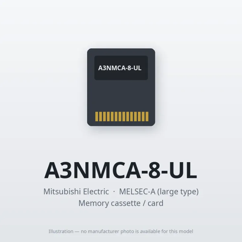 A3NMCA-8-UL Mitsubishi MELSEC-A Memory cassette / card