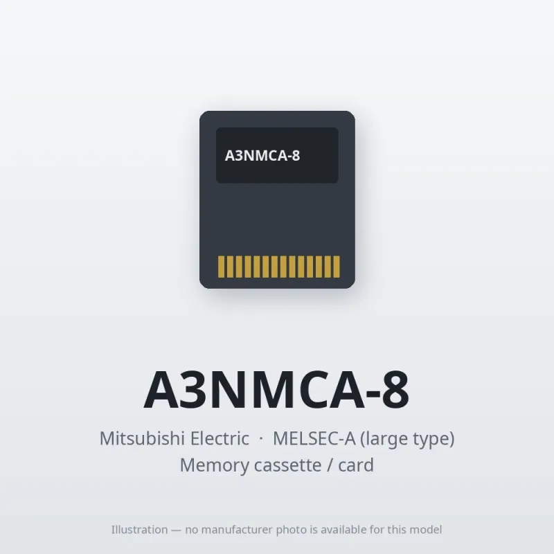 A3NMCA-8 Mitsubishi MELSEC-A Memory cassette / card
