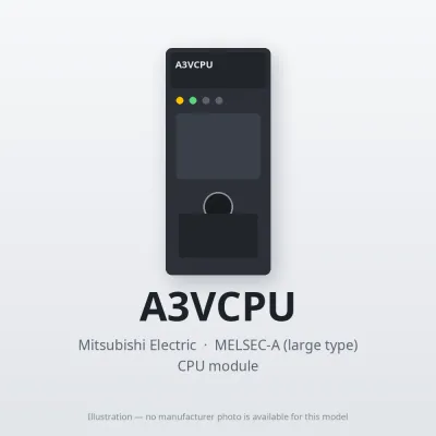 A3VCPU Mitsubishi MELSEC-A CPU module
