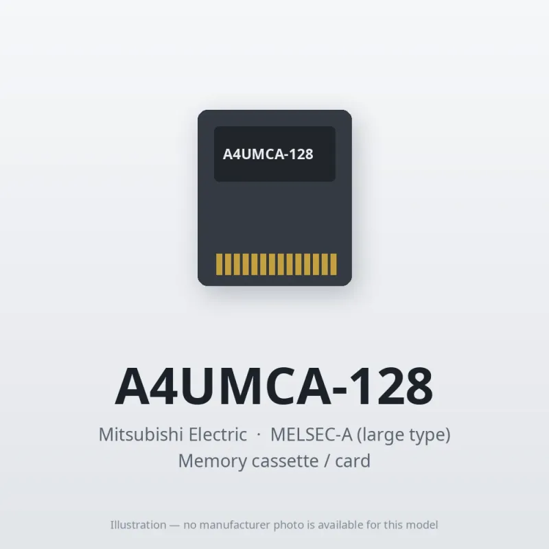 A4UMCA-128 Mitsubishi MELSEC-A Memory cassette / card