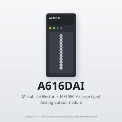 A616DAI Mitsubishi MELSEC-A Analog output module