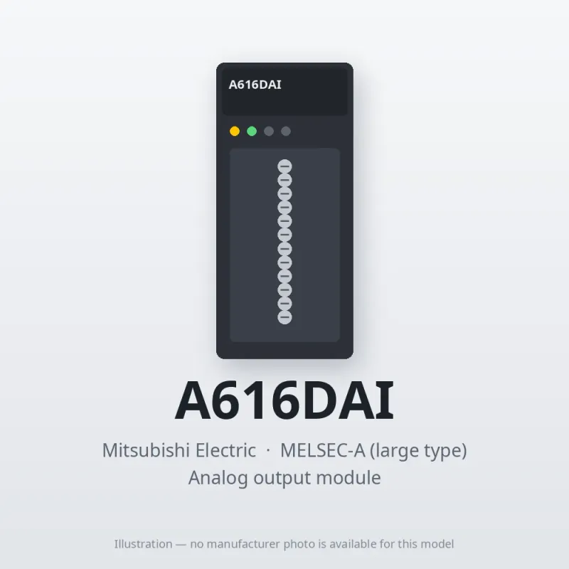 A616DAI Mitsubishi MELSEC-A Analog output module