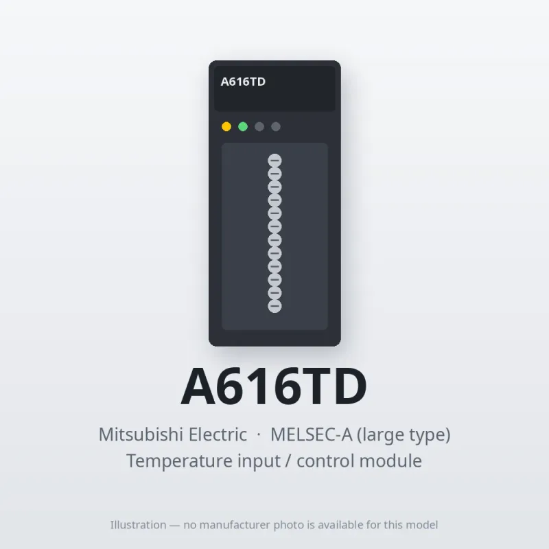 A616TD Mitsubishi MELSEC-A Temperature input / control module
