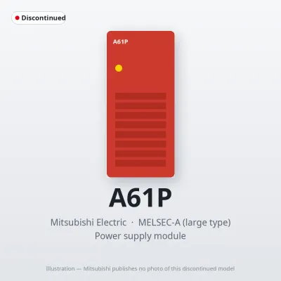 A61P Mitsubishi MELSEC-A Power supply module