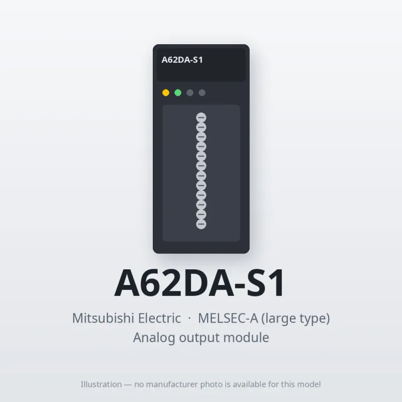 A62DA-S1 Mitsubishi MELSEC-A Analog output module