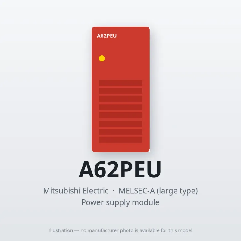 A62PEU Mitsubishi MELSEC-A Power supply module
