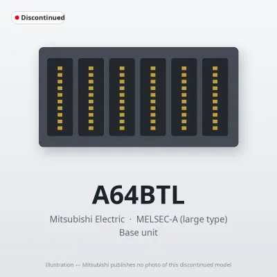 A64BTL Mitsubishi MELSEC-A Base unit