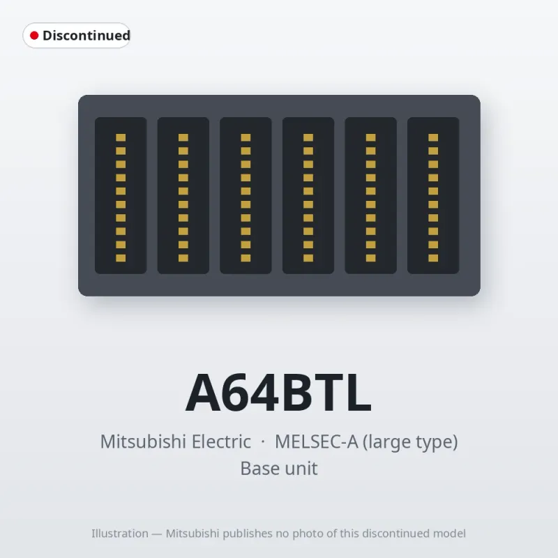 A64BTL Mitsubishi MELSEC-A Base unit