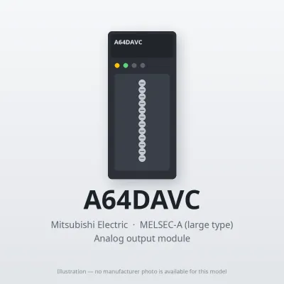 A64DAVC Mitsubishi MELSEC-A Analog output module