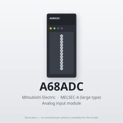 A68ADC Mitsubishi MELSEC-A Analog input module