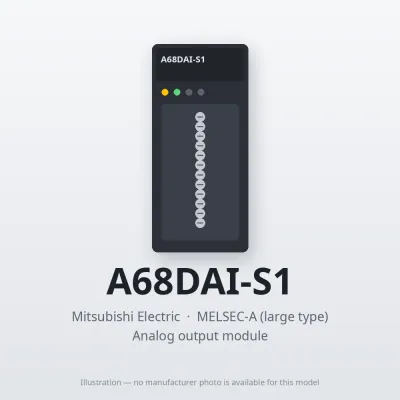 A68DAI-S1 Mitsubishi MELSEC-A Analog output module