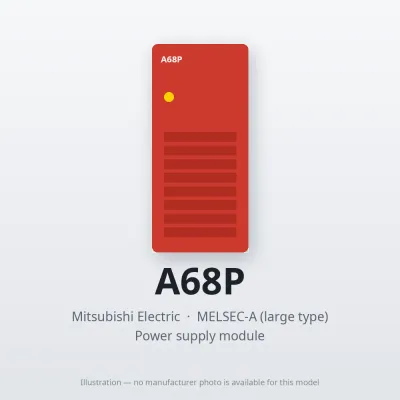 A68P Mitsubishi MELSEC-A Power supply module