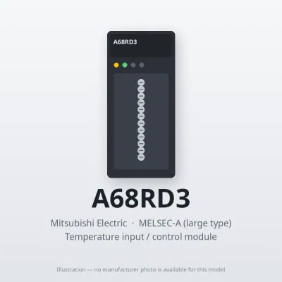 A68RD3 Mitsubishi MELSEC-A Temperature input / control module
