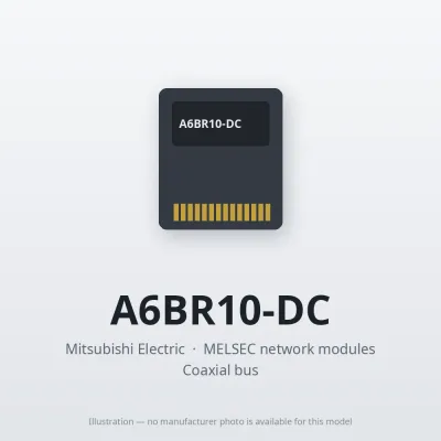 A6BR10-DC Mitsubishi MELSEC network modules Option