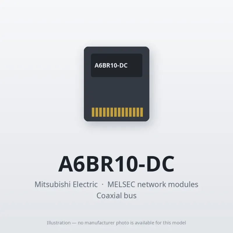 A6BR10-DC Mitsubishi MELSEC network modules Option