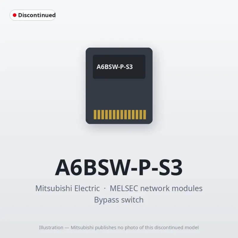 A6BSW-P-S3 Mitsubishi MELSEC network modules Option