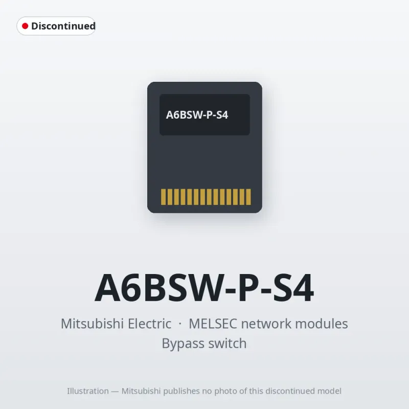 A6BSW-P-S4 Mitsubishi MELSEC network modules Option