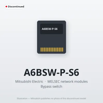 A6BSW-P-S6 Mitsubishi MELSEC network modules Option