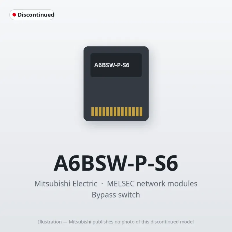 A6BSW-P-S6 Mitsubishi MELSEC network modules Option