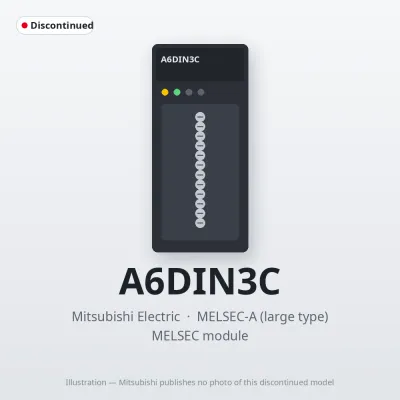 A6DIN3C Mitsubishi MELSEC-A Module