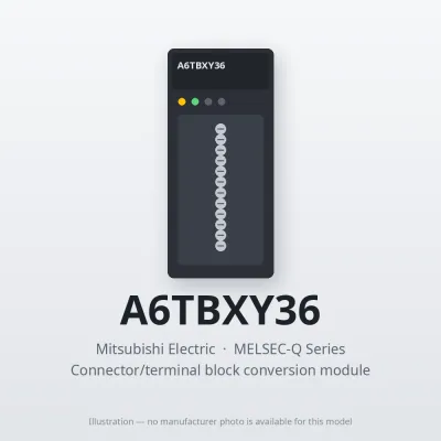 A6TBXY36 Mitsubishi MELSEC-Q Series Connector/terminal block conversion module