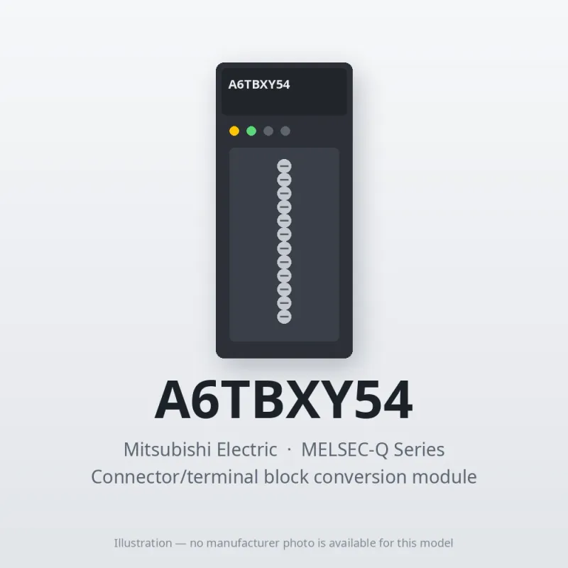 A6TBXY54 Mitsubishi MELSEC-Q Series Connector/terminal block conversion module